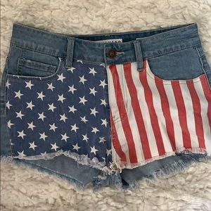 American Flag Shorts
